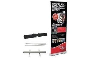 ROLL-UP 80x200cm SOLO STAMPA e SOSTITUZIONE..
