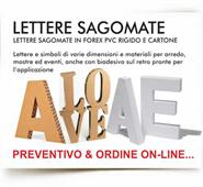 LETTERE FRESATE