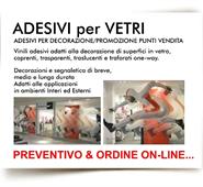 ADESIVI PER VETRINE